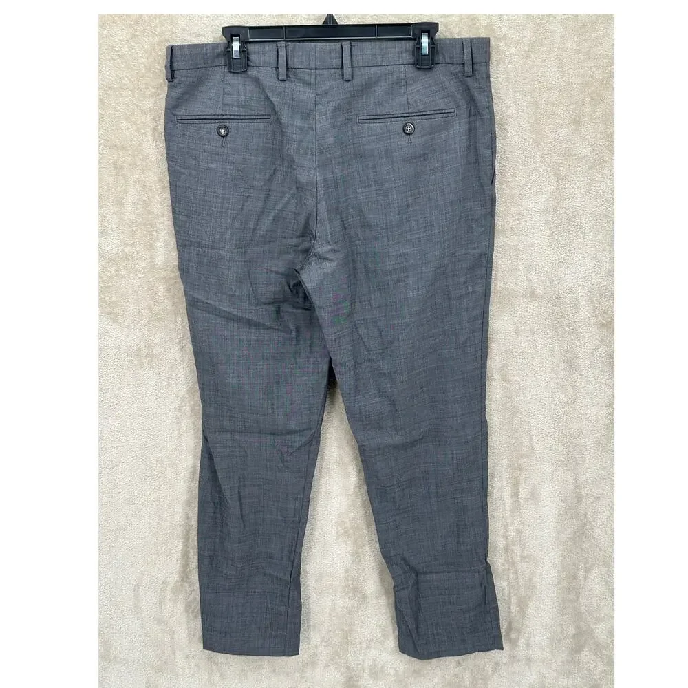 J Crew Pants Mens 35x29 Gray Ludlow Slim Wool Stretch Dress Business Office Work